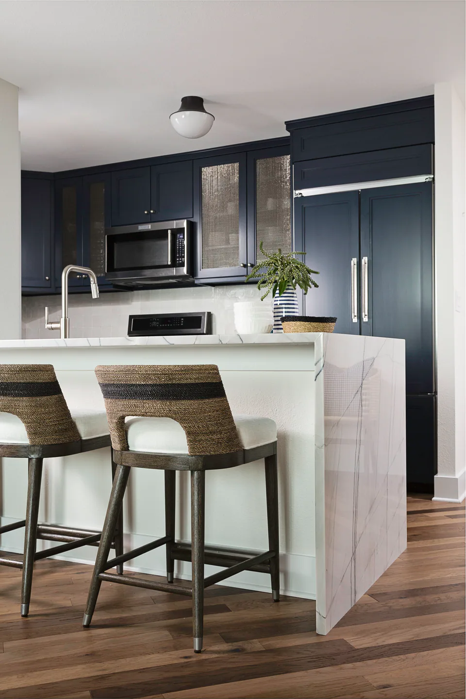 Kitchen at Bayshore, Tampa, Florida, interior design by MJ Designs