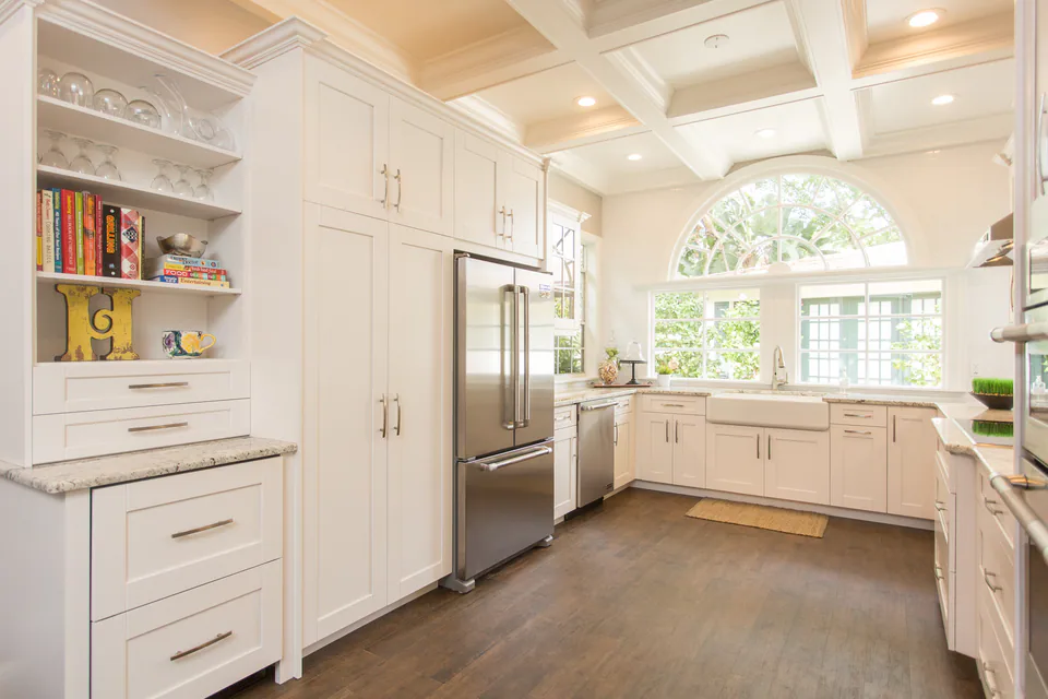 Kitchen at Brightwaters, St. Petersburg, Florida, interior design by MJ Designs