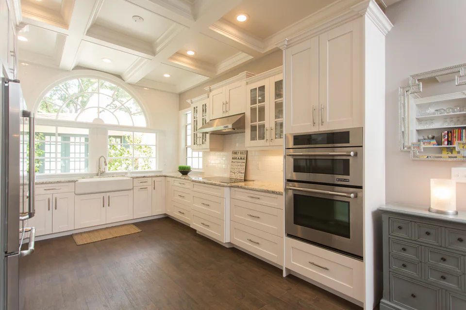 Kitchen at Brightwaters, St. Petersburg, Florida, interior design by MJ Designs
