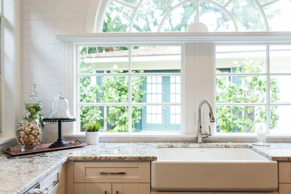 Kitchen at Brightwaters, St. Petersburg, Florida, interior design by MJ Designs